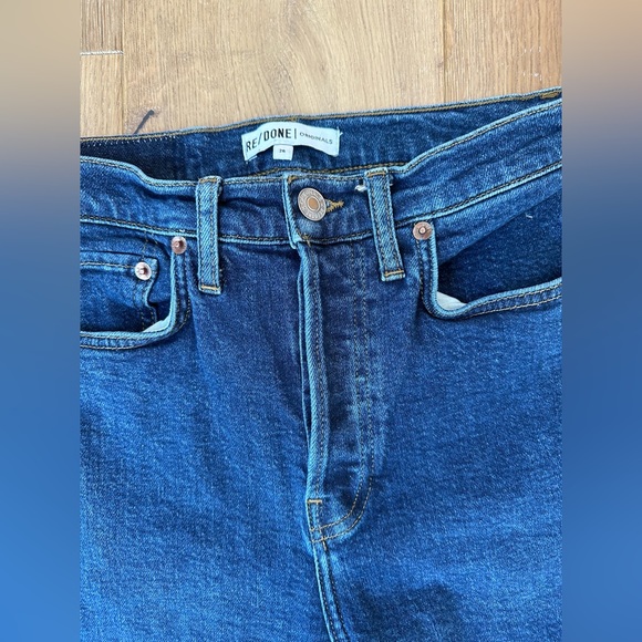 Re/Done Skinny High Rise Jeans Size 26 - Picture 3 of 8